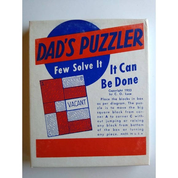 Dad's Root Beer Puzzler Game Promo In Box Original 1953 Advertising NOS Puzzle - Picture 3 of 6